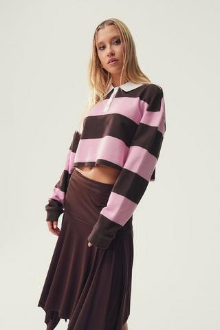 Cropped Rugby Pullover