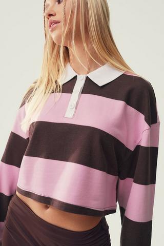 Cropped Rugby Pullover