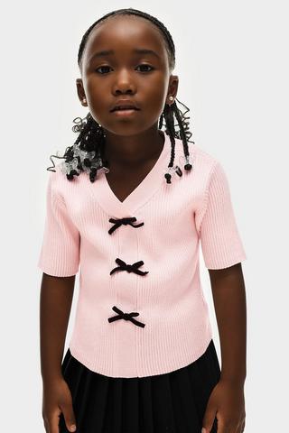 Knit Bow Top
