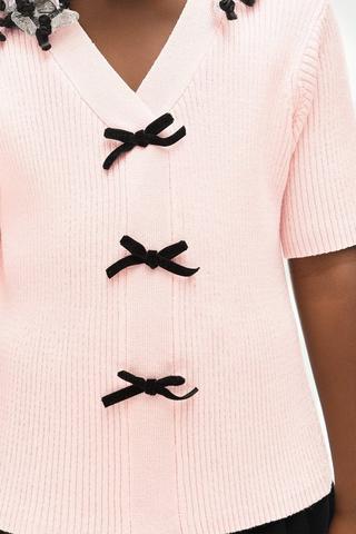 Knit Bow Top