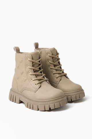 Lace Up Military Boots