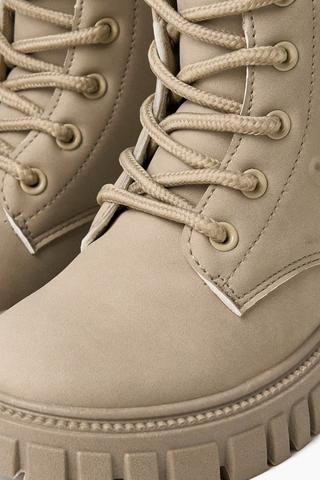 Lace Up Military Boots