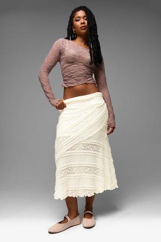 Layered Lace Skirt