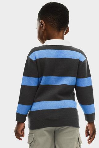 Stripe Knit Golfer