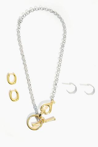 Earrings And Necklace Set