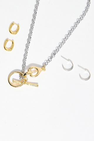 Earrings And Necklace Set