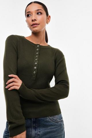 Knit Henley Top