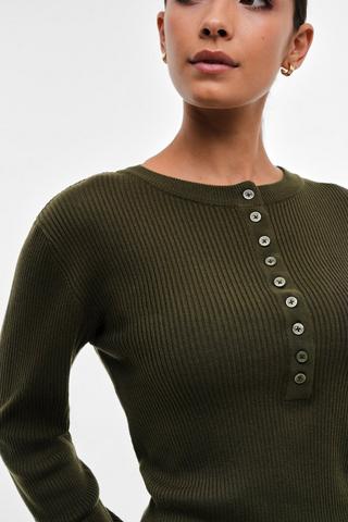 Knit Henley Top