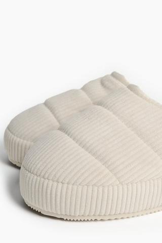 Corduroy Slipper