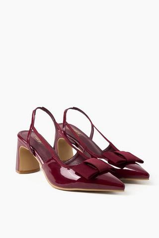 Bow Slingback Court Heel
