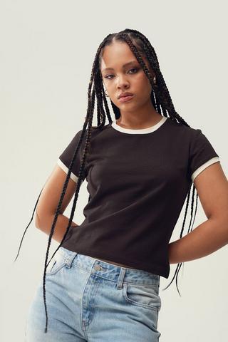 Ribbed Fitted Top