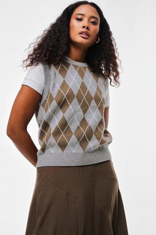 Argyle Vest
