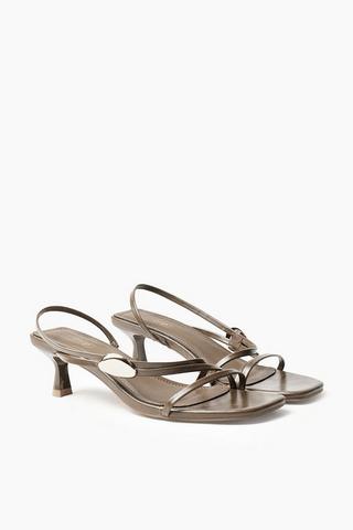 Strappy Kitten Heel