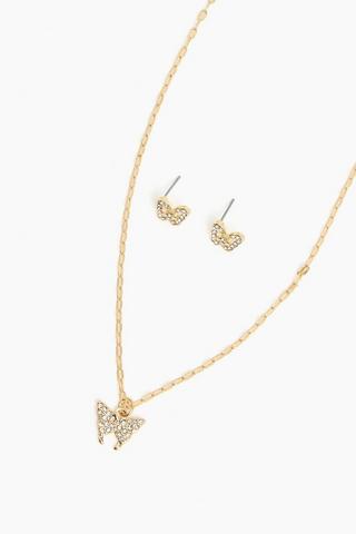 Earrings And Necklace Set