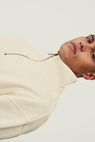 Quarter Zip Sweat Top