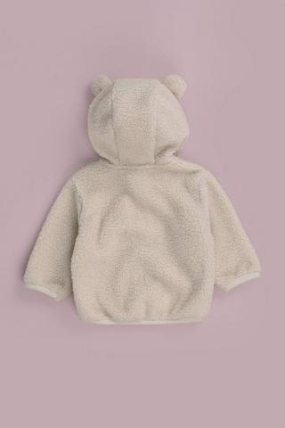 TEDDY FUR JACKET HOOD AND EARS