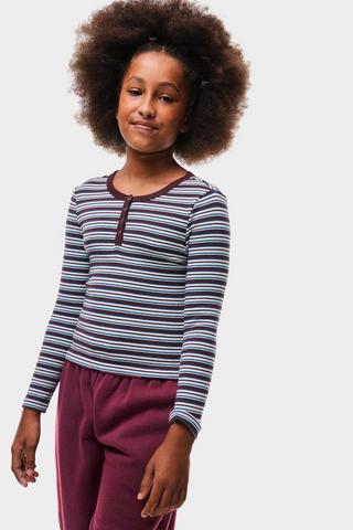 Stripe Henley Top