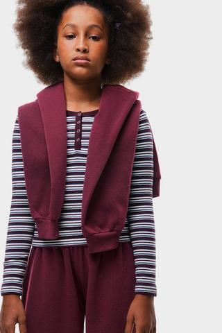 Stripe Henley Top