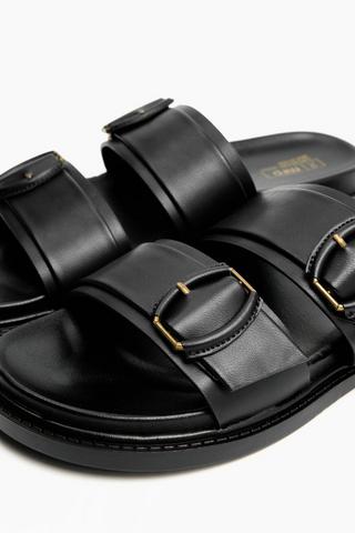 Double Buckle Sandal