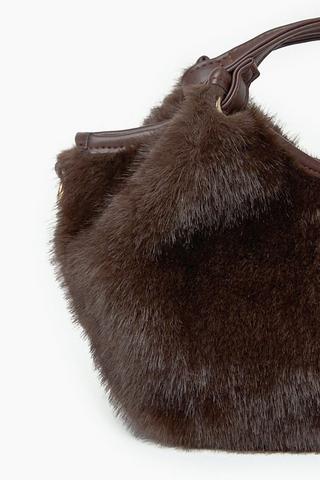 Faux Fur Mini Tote Bag