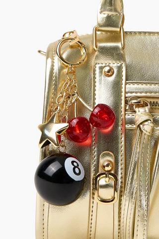 Eight Ball Keyring