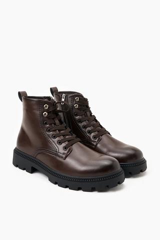 Lace-Up Boots