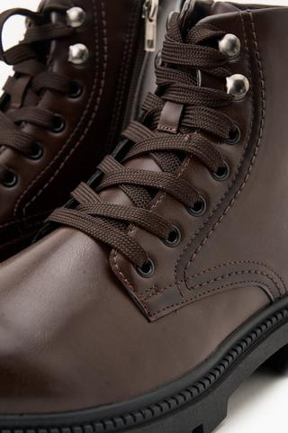 Lace-Up Boots