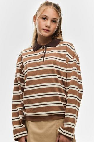 Oversized Stripe Golfer