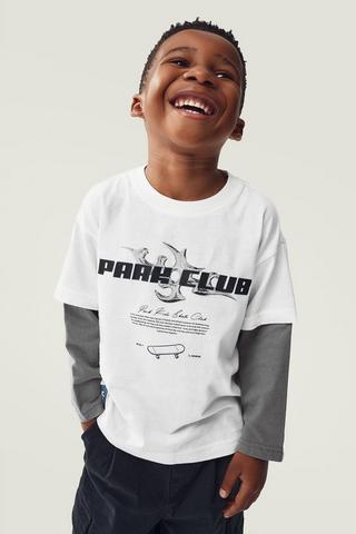 Layered Long Sleeve T-Shirt