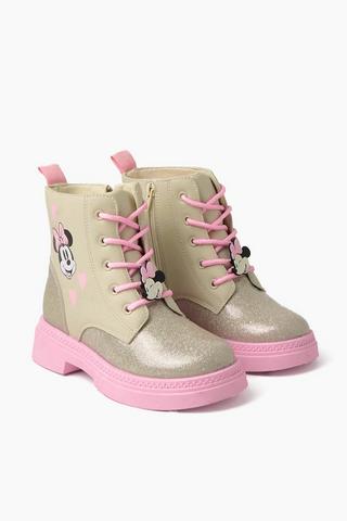 Minnie Mouse Lace Up Boots