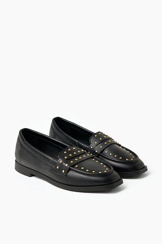 Studded Loafers