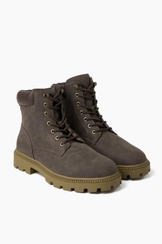 Lace-Up Boots