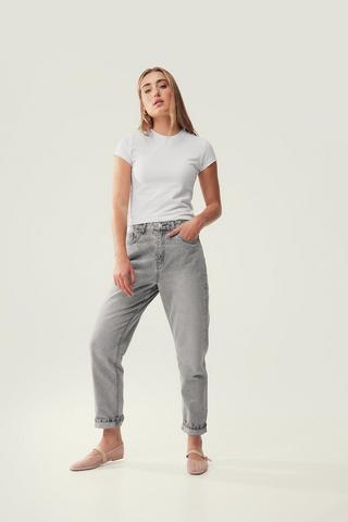 Turn Up Mom Jeans