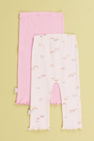 2 Pack Rainbow Leggings