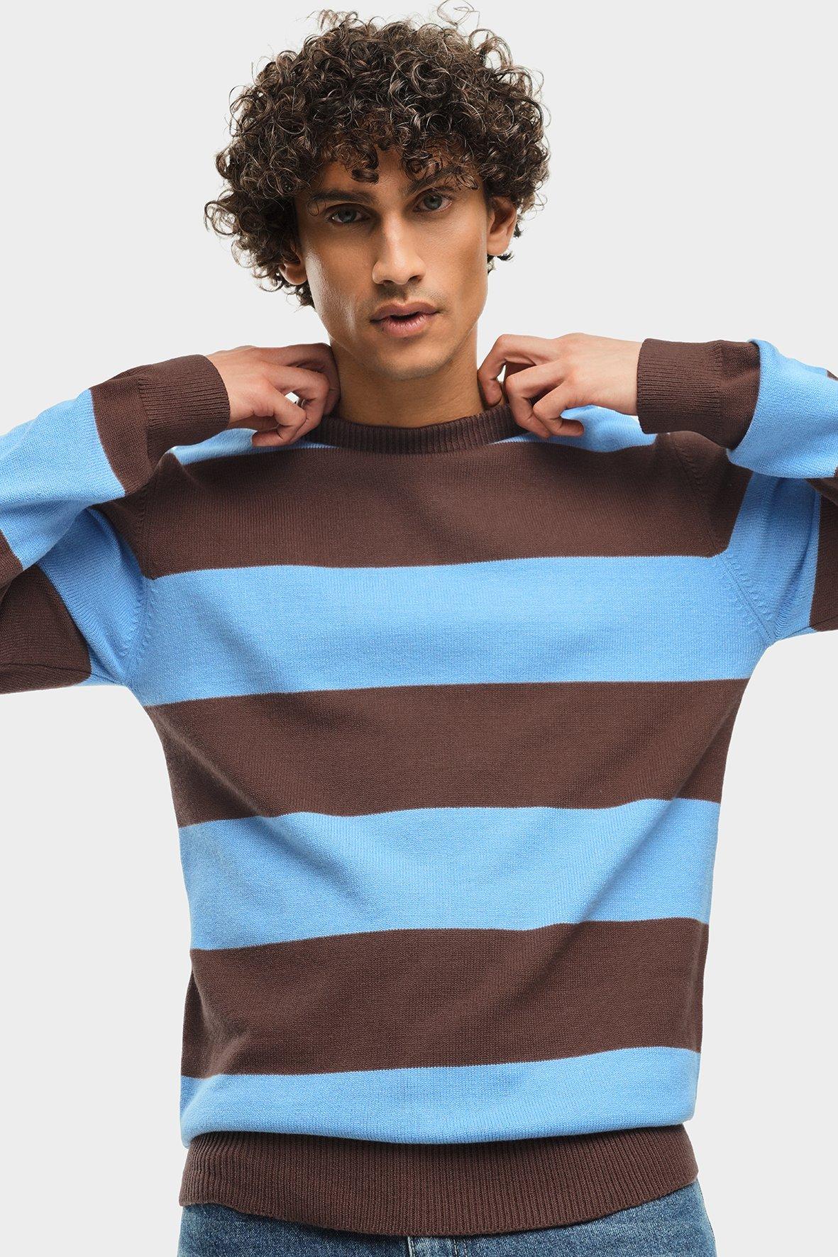 Stripe Knit Pullover