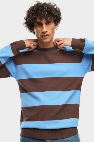 Stripe Knit Pullover