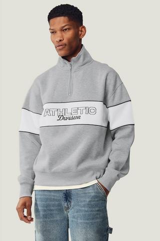 Quarter Zip Sweat Top