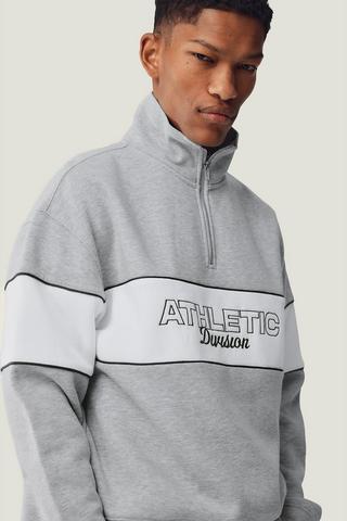 Quarter Zip Sweat Top