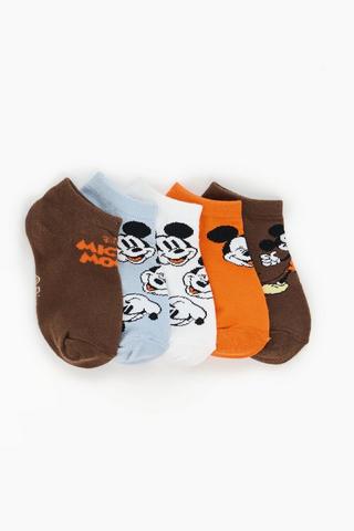 Mickey Mouse 5 Pack Socks