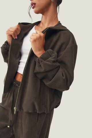 Hooded Bomber Jacket