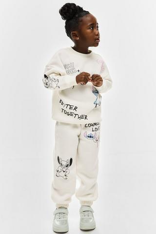 Stitch Sweat Top And Joggers Set