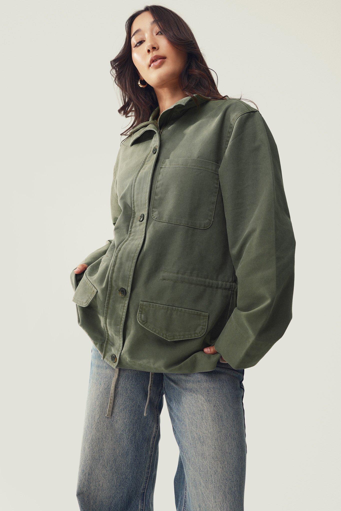 アメリ　：DENIM MOUNTAIN PARKA JACKET Parka Jacket