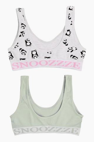 2 Pack Crop Bras