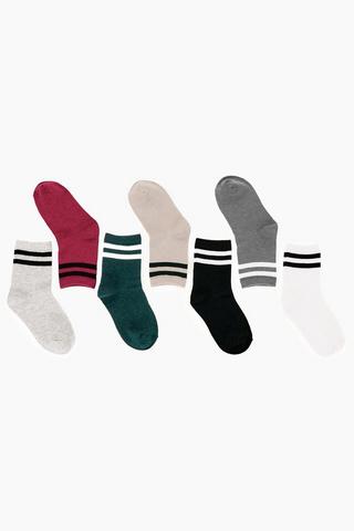 7 Pack Anklet Socks