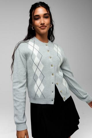 Argyle Cardigan