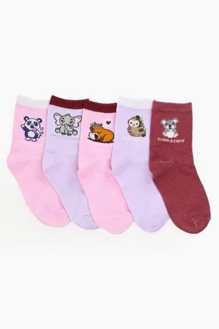 5 Pack Anklet Socks