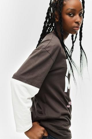 Layered Long Sleeve T-Shirt