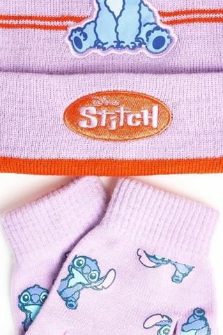 Stitch Beanie And Glove Set