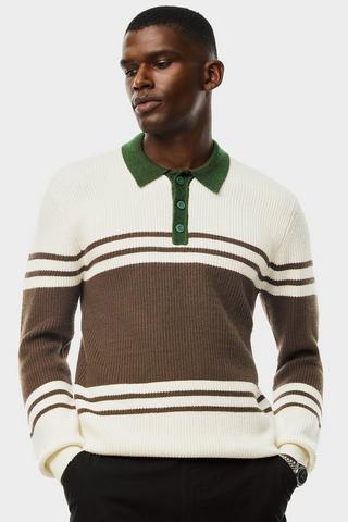 Stripe Knit Golfer