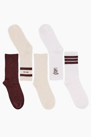 5 Pack Socks